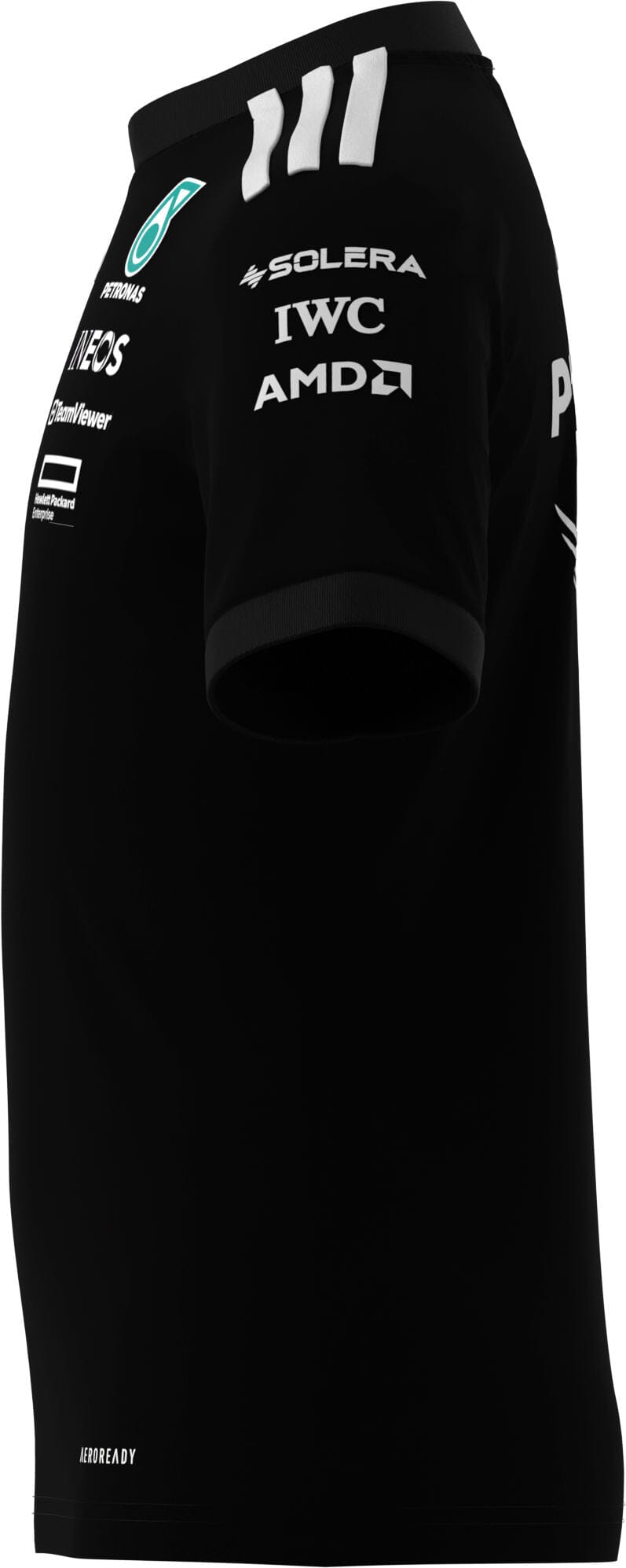 Mercedes - AMG Petronas Formula One 2025 Kids Team Driver Jersey - Black/White
