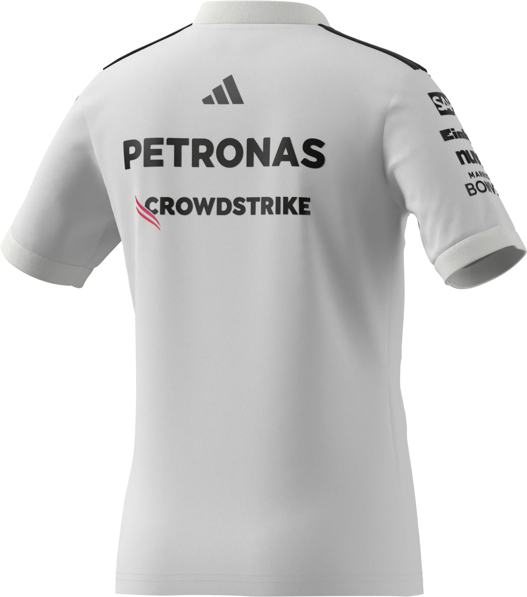 Mercedes - AMG Petronas Formula One 2025 Kids Team Driver Jersey - Black/White