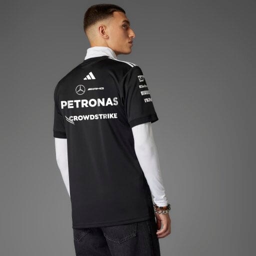 Mercedes - AMG Petronas Formula One 2025 Men's Team Driver Jersey - Black/White