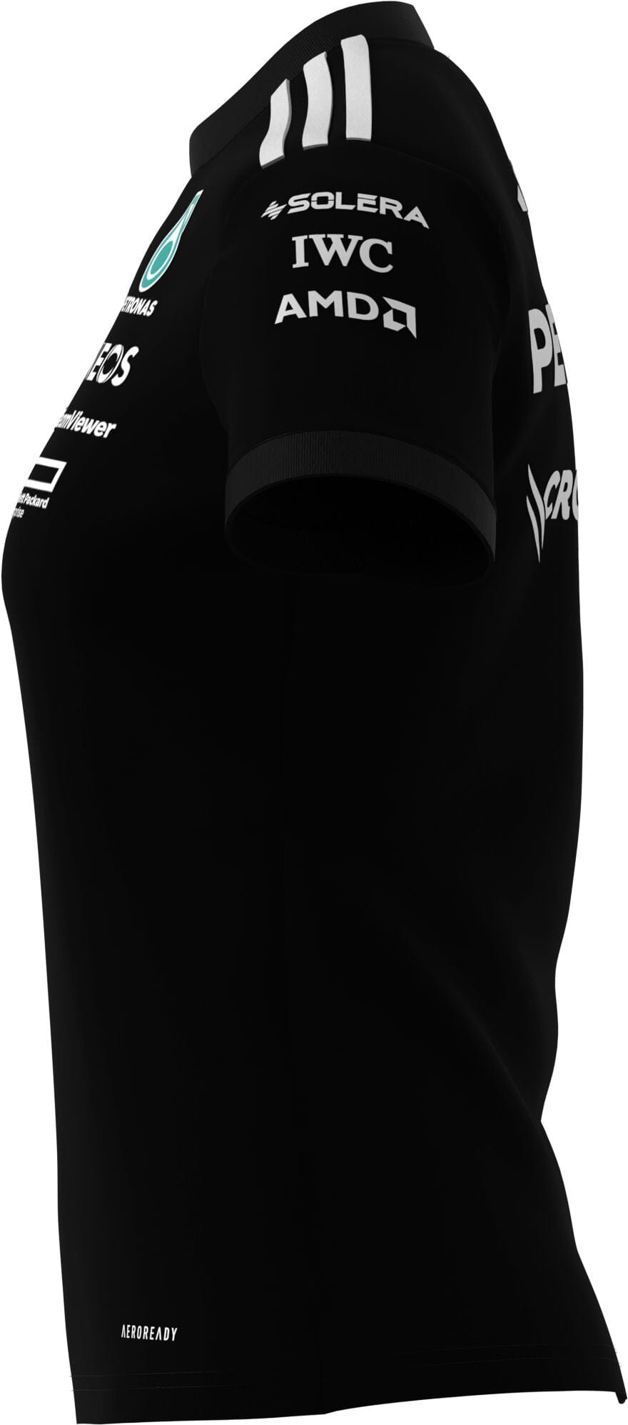 Mercedes - AMG Petronas Formula One 2025 Women's Team Driver Jersey - Black/White