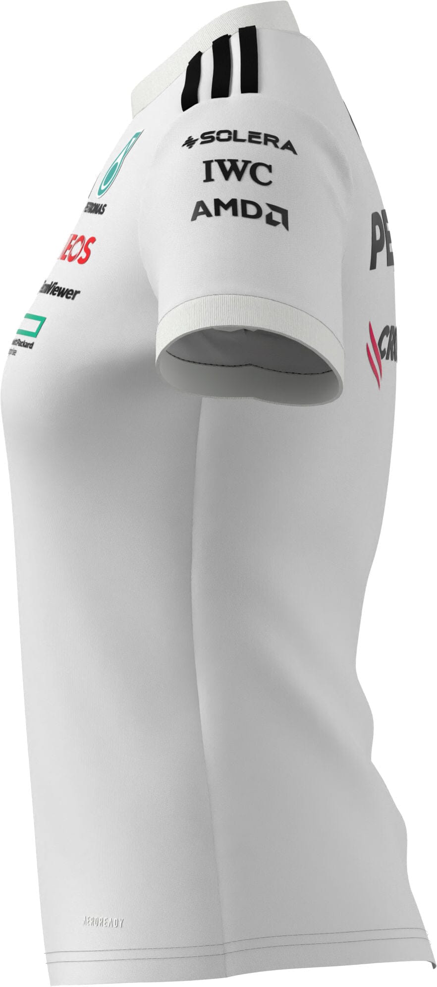 Mercedes - AMG Petronas Formula One 2025 Women's Team Driver Jersey - Black/White