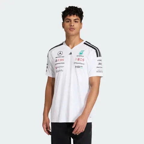 Mercedes-AMG | Men's Jersey T-Shirt with Climacool Fabric | Stylish Support for F1 Fans 3