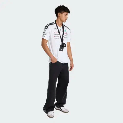 Mercedes-AMG | Men's Jersey T-Shirt with Climacool Fabric | Stylish Support for F1 Fans 5