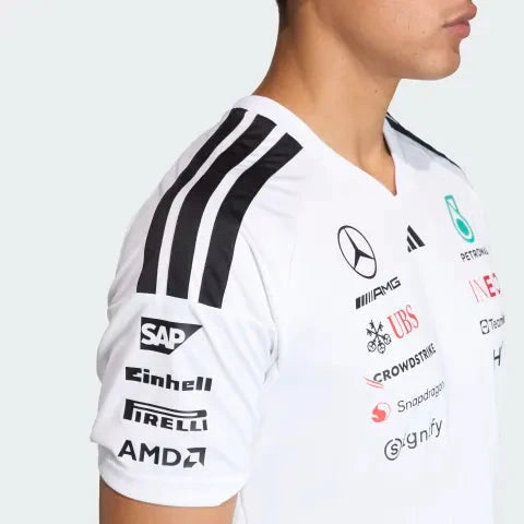 Mercedes-AMG | Men's Jersey T-Shirt with Climacool Fabric | Stylish Support for F1 Fans 7