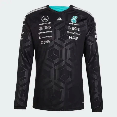 AMG Petronas | Long Sleeve T-Shirt with Climacool Fabric | Stylish Jersey for Race Fans 1