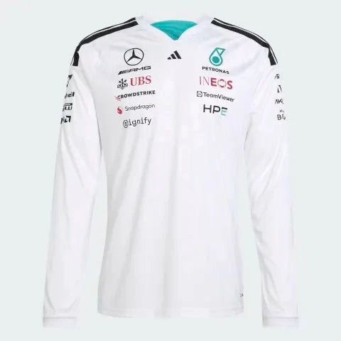 AMG Petronas | Long Sleeve T-Shirt with Climacool Fabric | Stylish Jersey for Race Fans 2