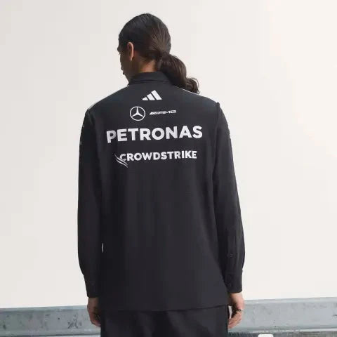 AMG Petronas | Long Sleeve Polo Shirt for Men with Button Closure | Stylish and Comfortable Design for Work or Leisure 8