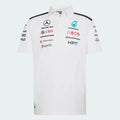 Mercedes AMG | Men's Polo Shirt with Waffle Construction & Breathable Fit | Perfect for F1 Fans 1