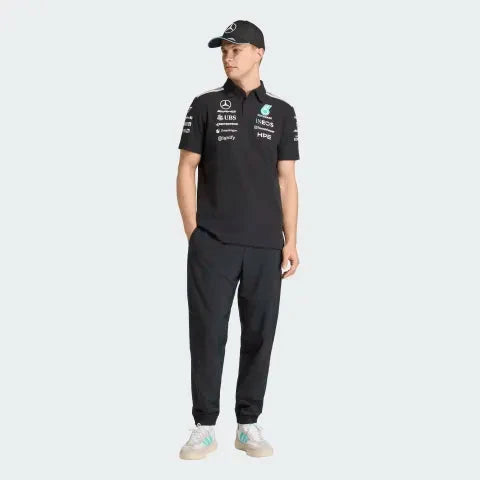 Mercedes AMG | Men's Polo Shirt with Waffle Construction & Breathable Fit | Perfect for F1 Fans 6