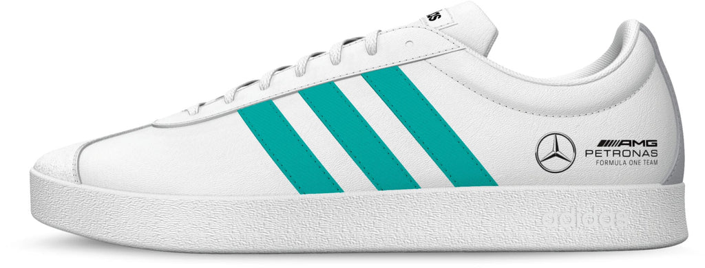 Mercedes - AMG Petronas Formula One Adidas Team Vl Court Base Trainers - White/Black