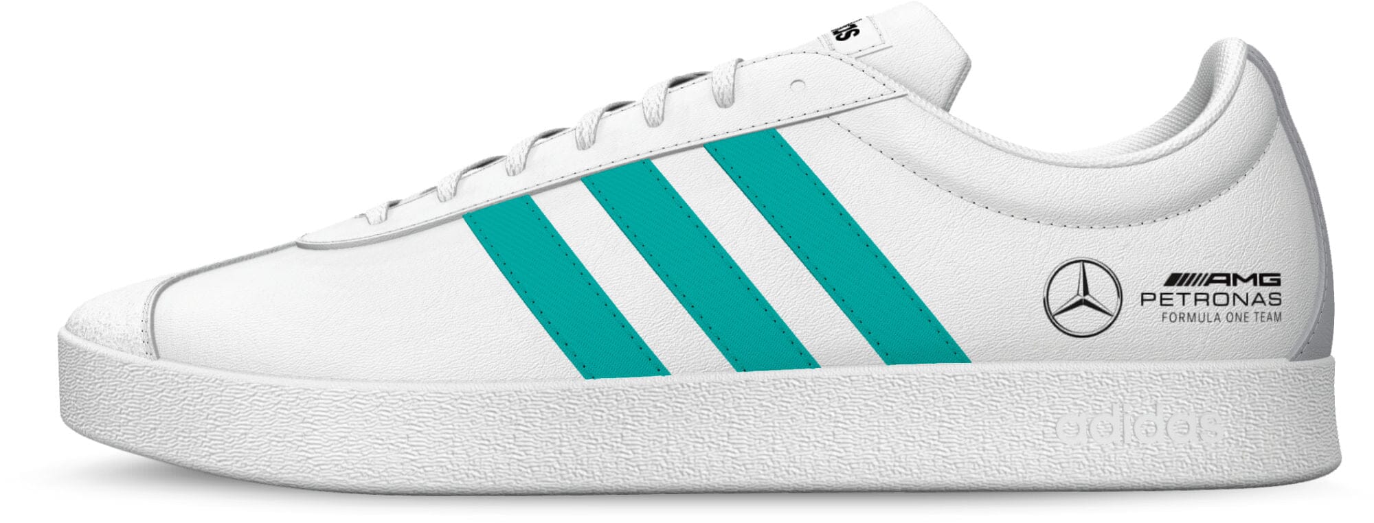 Mercedes - AMG Petronas Formula One Adidas Team Vl Court Base Trainers - White/Black