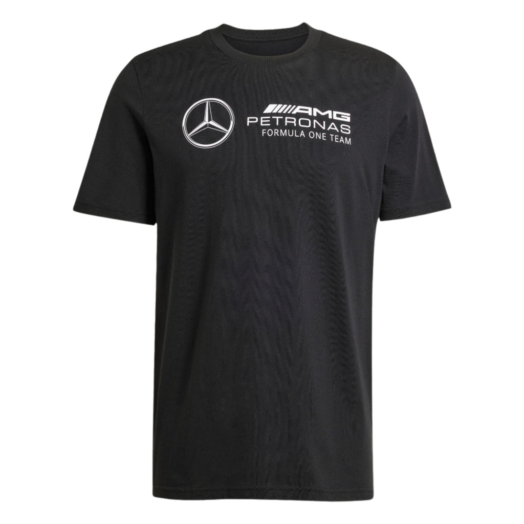 Mercedes - AMG Petronas Formula One Men's Large Logo T-Shirt - Black/White
