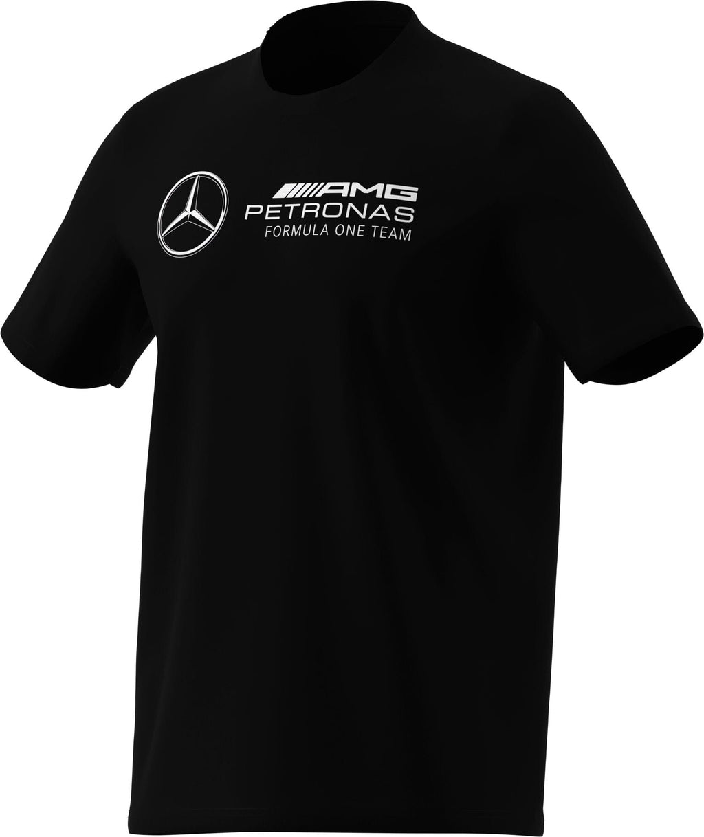 Mercedes - AMG Petronas Formula One Men's Large Logo T-Shirt - Black/White