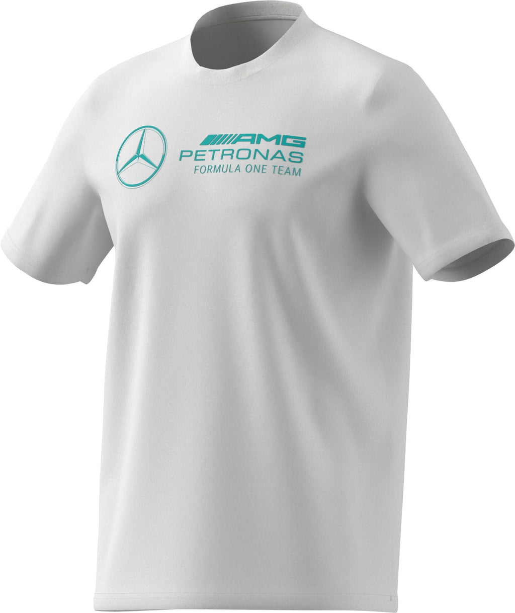 Mercedes - AMG Petronas Formula One Men's Large Logo T-Shirt - Black/White
