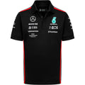 Mercedes AMG Petronas F1 Men's Team Polo - Black/White